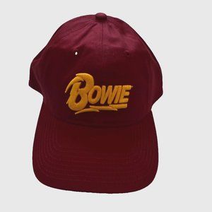 Bowie Brand Men's David Bowie Embroidered 3D Logo Hat Cap New With Tags
